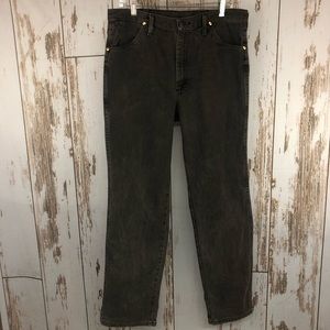 Wrangler Jeans, 936KCL.  Brown.  Size 35x32.  B13